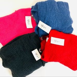 Style and Co Ribbed Solid Color Scarf